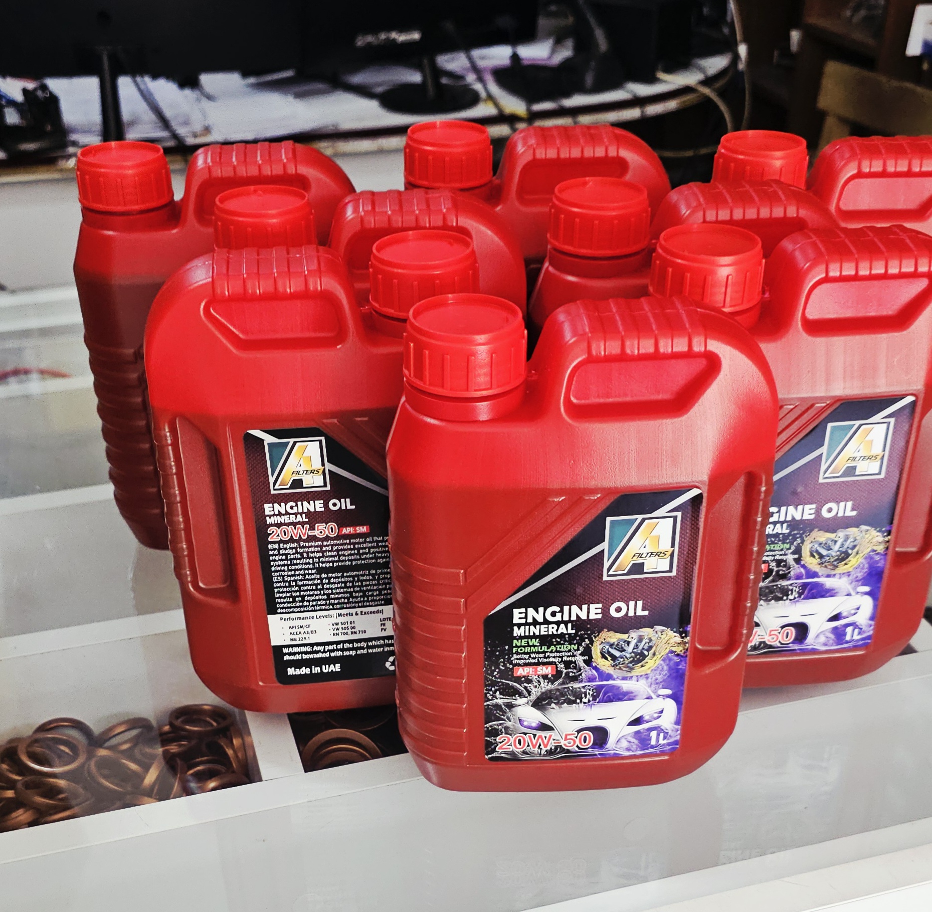 ENGINE OIL MİNERAL YAĞ 20W-50 ORJ.